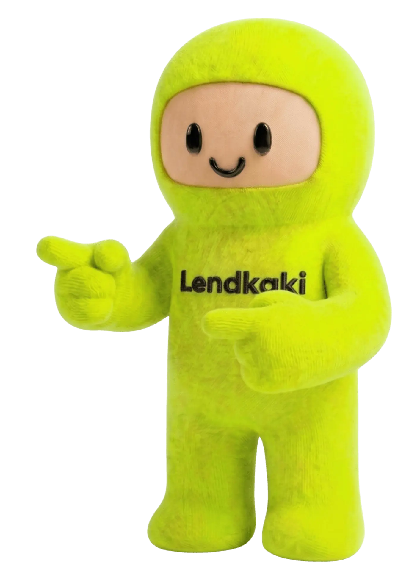 Arm out ยท pointing at CTA